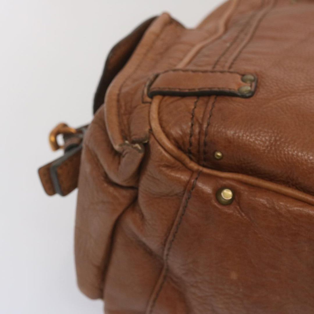 Chloe Paddington Shoulder Bag Leather Brown ep3698