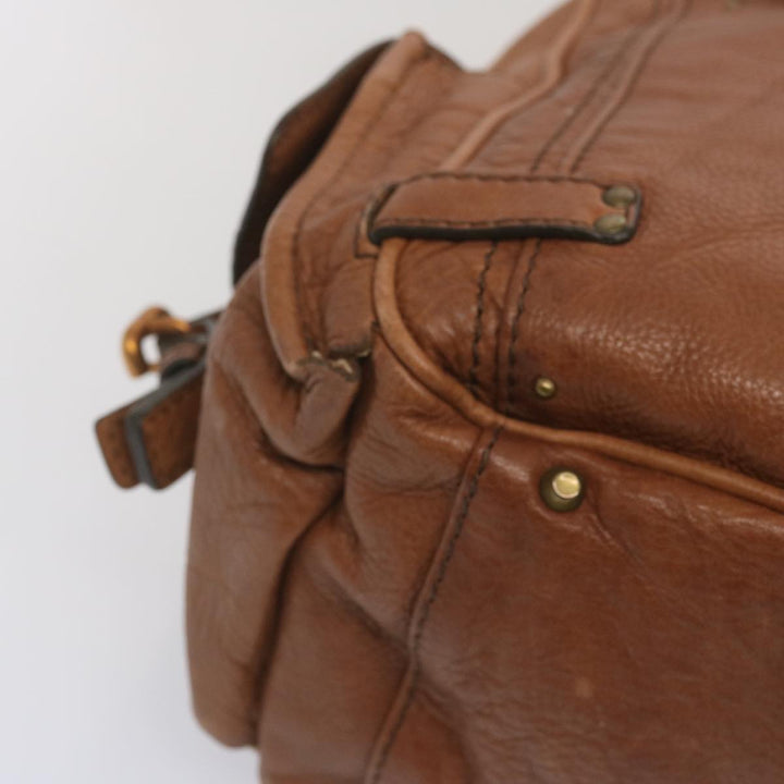 Chloe Paddington Shoulder Bag Leather Brown ep3698