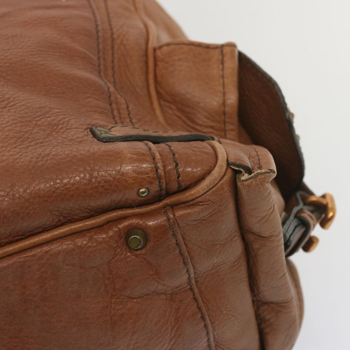 Chloe Paddington Shoulder Bag Leather Brown ep3698
