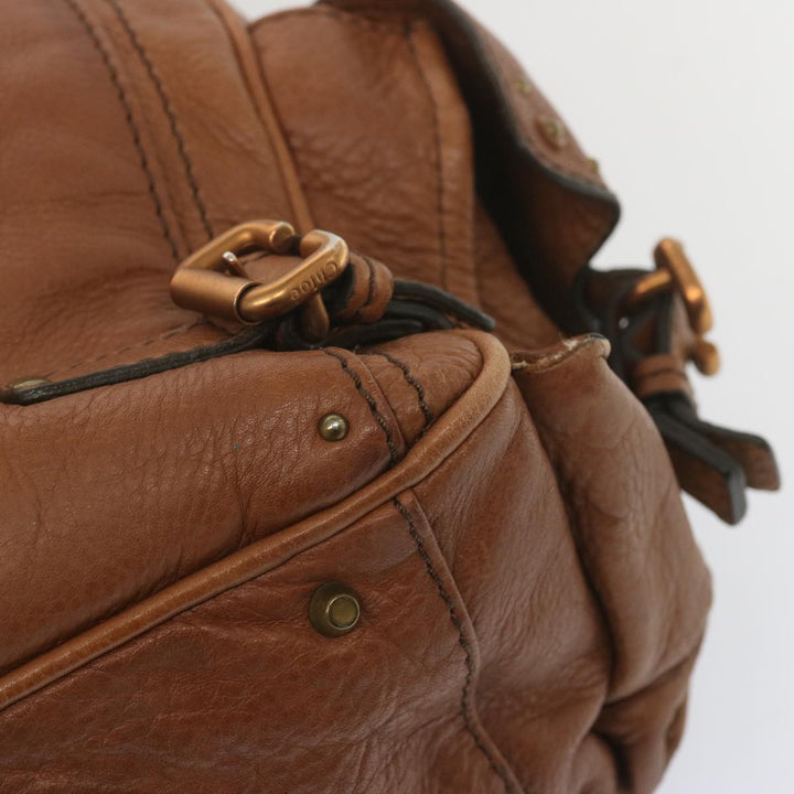 Chloe Paddington Shoulder Bag Leather Brown ep3698
