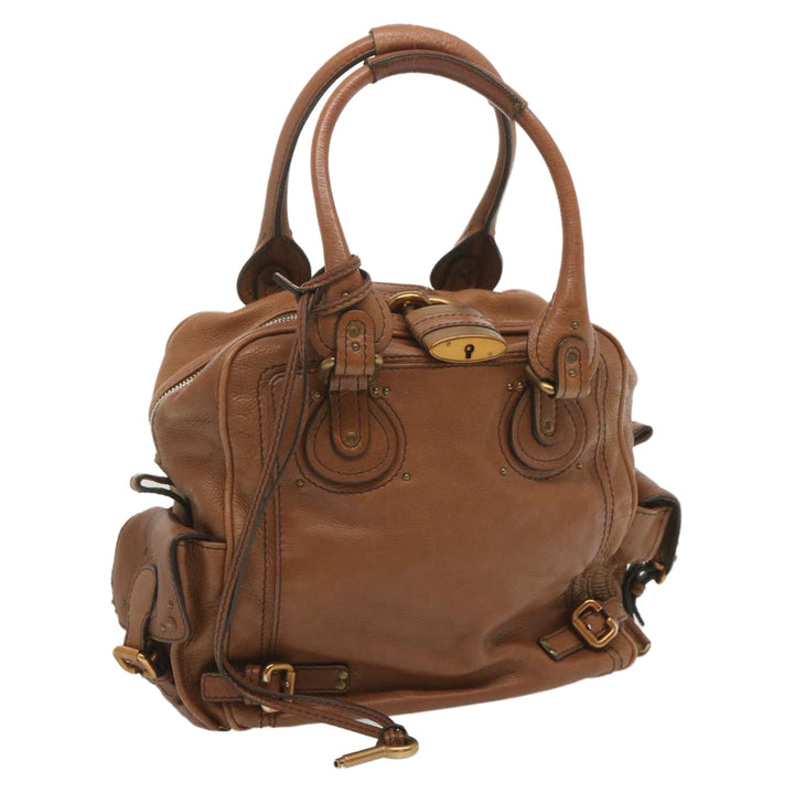 Chloe Paddington Shoulder Bag Leather Brown ep3698