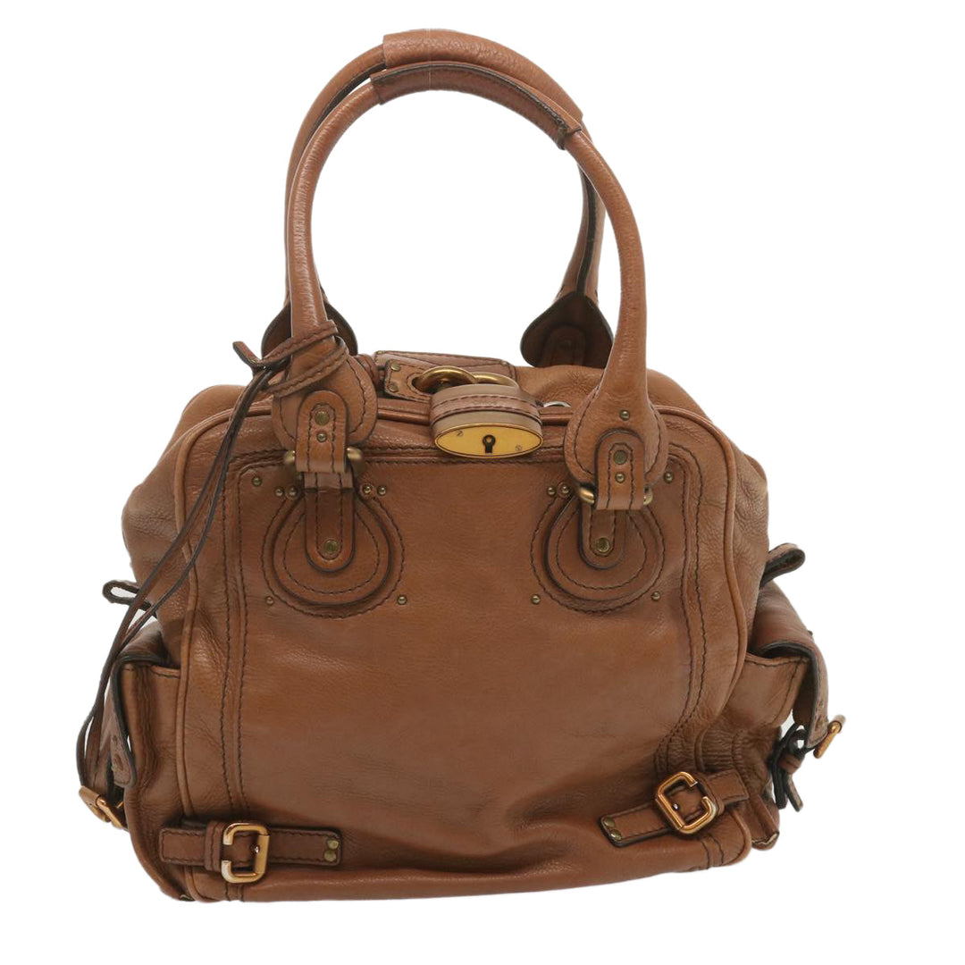 Chloe Paddington Shoulder Bag Leather Brown ep3698