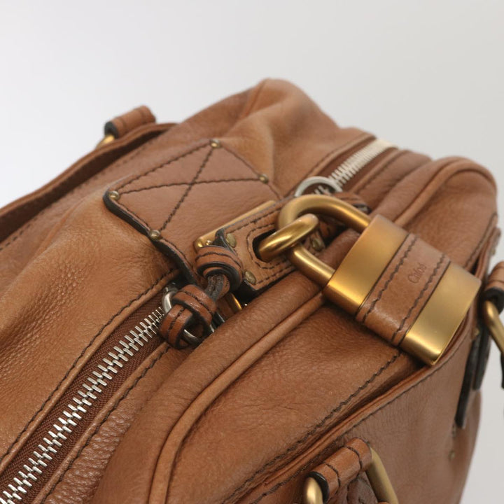 Chloe Paddington Shoulder Bag Leather Brown ep3698