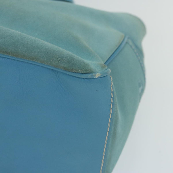 Celine Hand Bag Suede Blue Auth ep3742