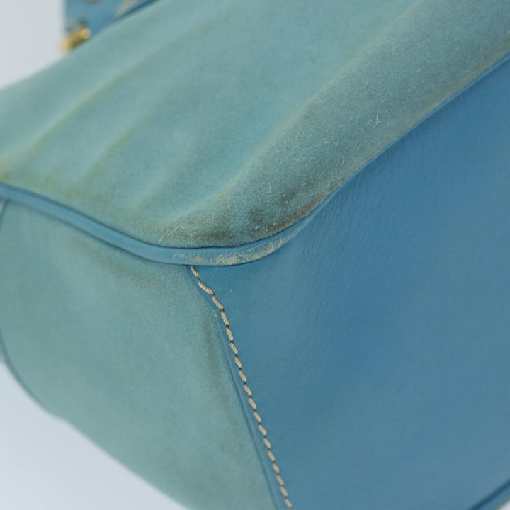 Celine Hand Bag Suede Blue Auth ep3742