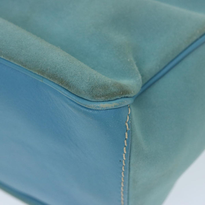 Celine Hand Bag Suede Blue Auth ep3742