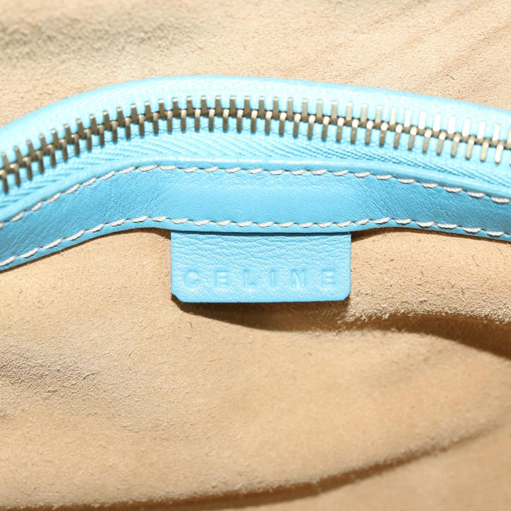 Celine Hand Bag Suede Blue Auth ep3742