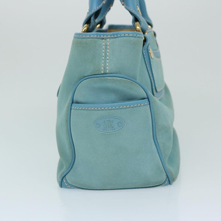 Celine Hand Bag Suede Blue Auth ep3742