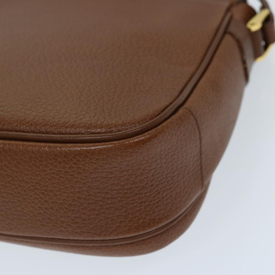 BurberrySs Shoulder Bag Leather Brown Auth ep3760