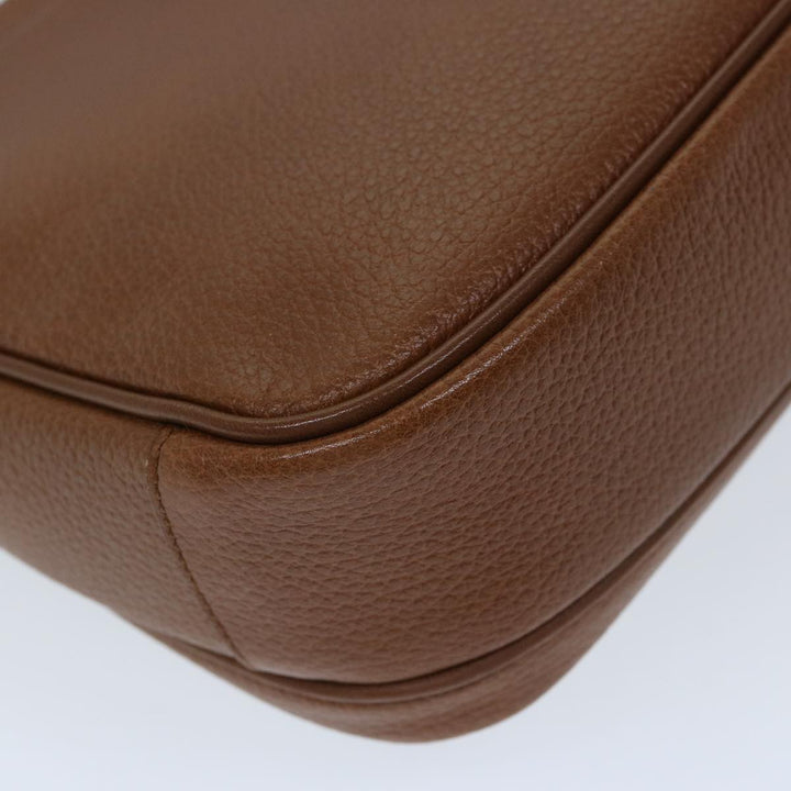 BurberrySs Shoulder Bag Leather Brown Auth ep3760