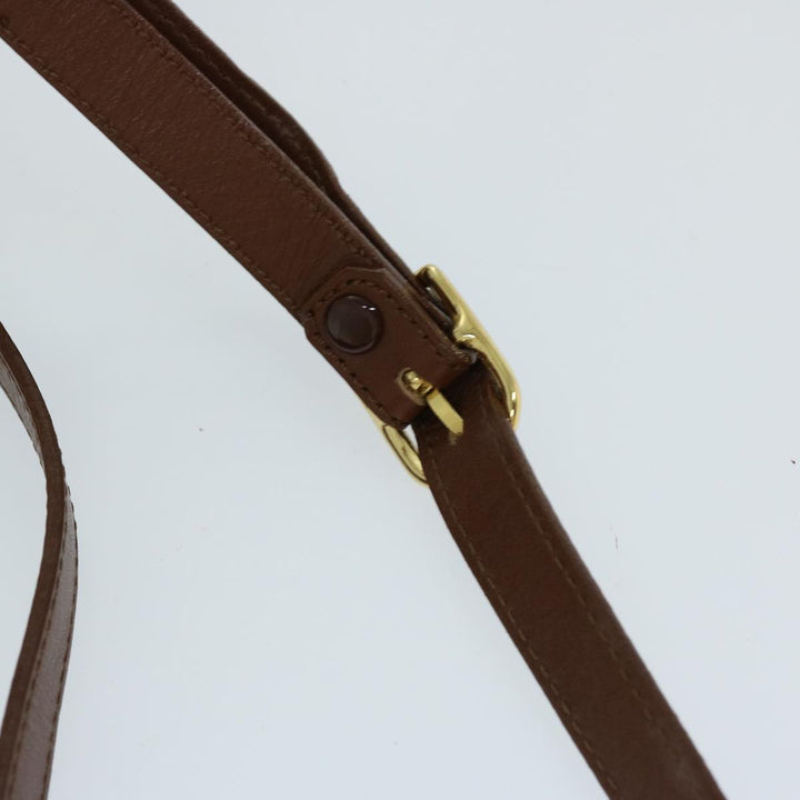 BurberrySs Shoulder Bag Leather Brown Auth ep3760