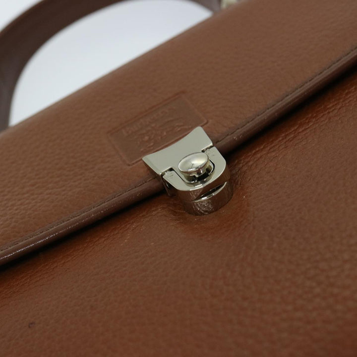 BurberrySs Hand Bag Leather 2way Brown Auth ep3762