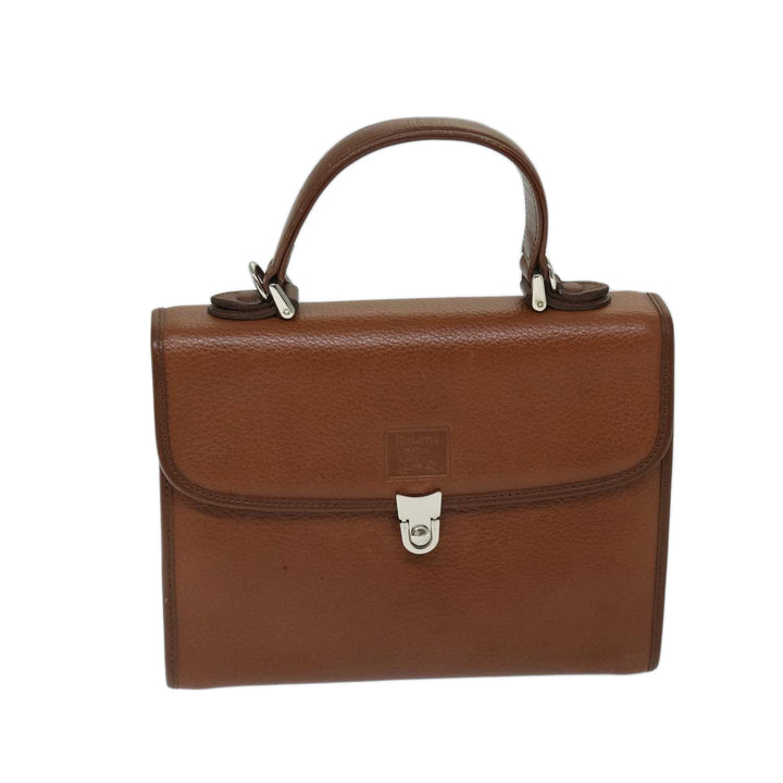 BurberrySs Hand Bag Leather 2way Brown Auth ep3762