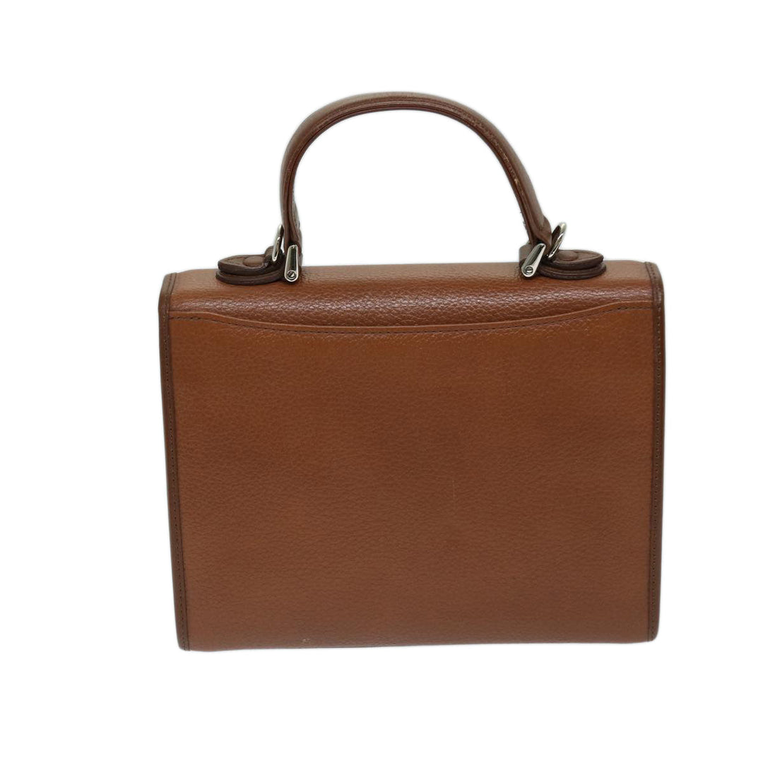 BurberrySs Hand Bag Leather 2way Brown Auth ep3762