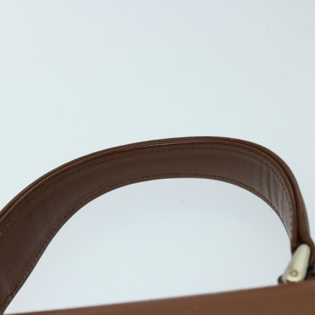 BurberrySs Hand Bag Leather 2way Brown Auth ep3762