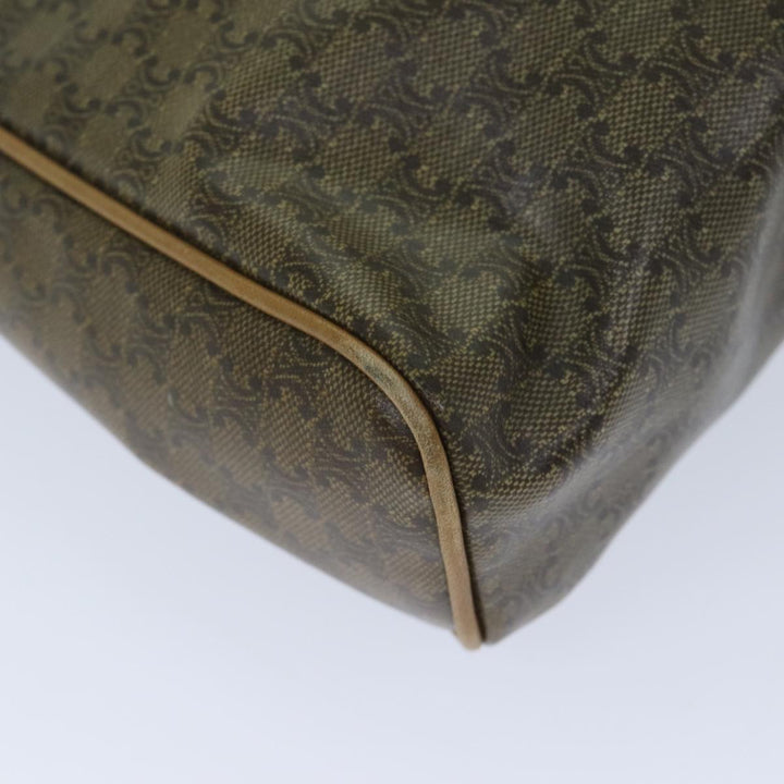 Celine Macadam Canvas Clutch Bag Beige Auth ep3796