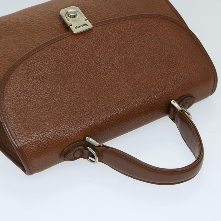 BURBERRYSs Hand Bag Leather 2way Brown Auth ep3800