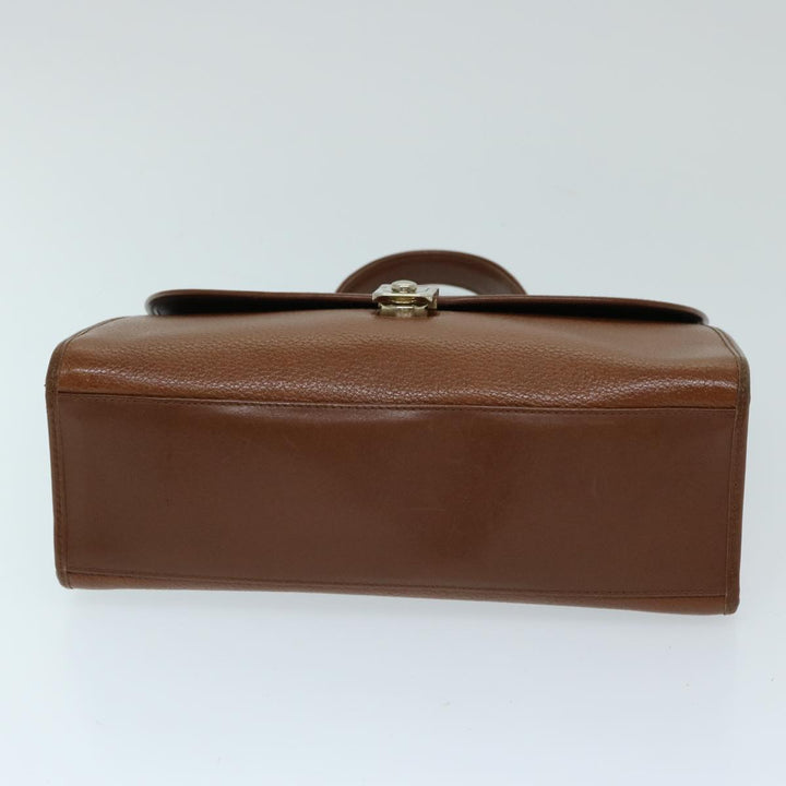 BURBERRYSs Hand Bag Leather 2way Brown Auth ep3800