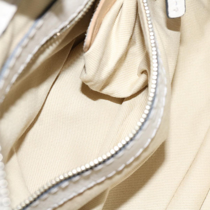 Chloe Paddington Hand Bag Leather White ep3847