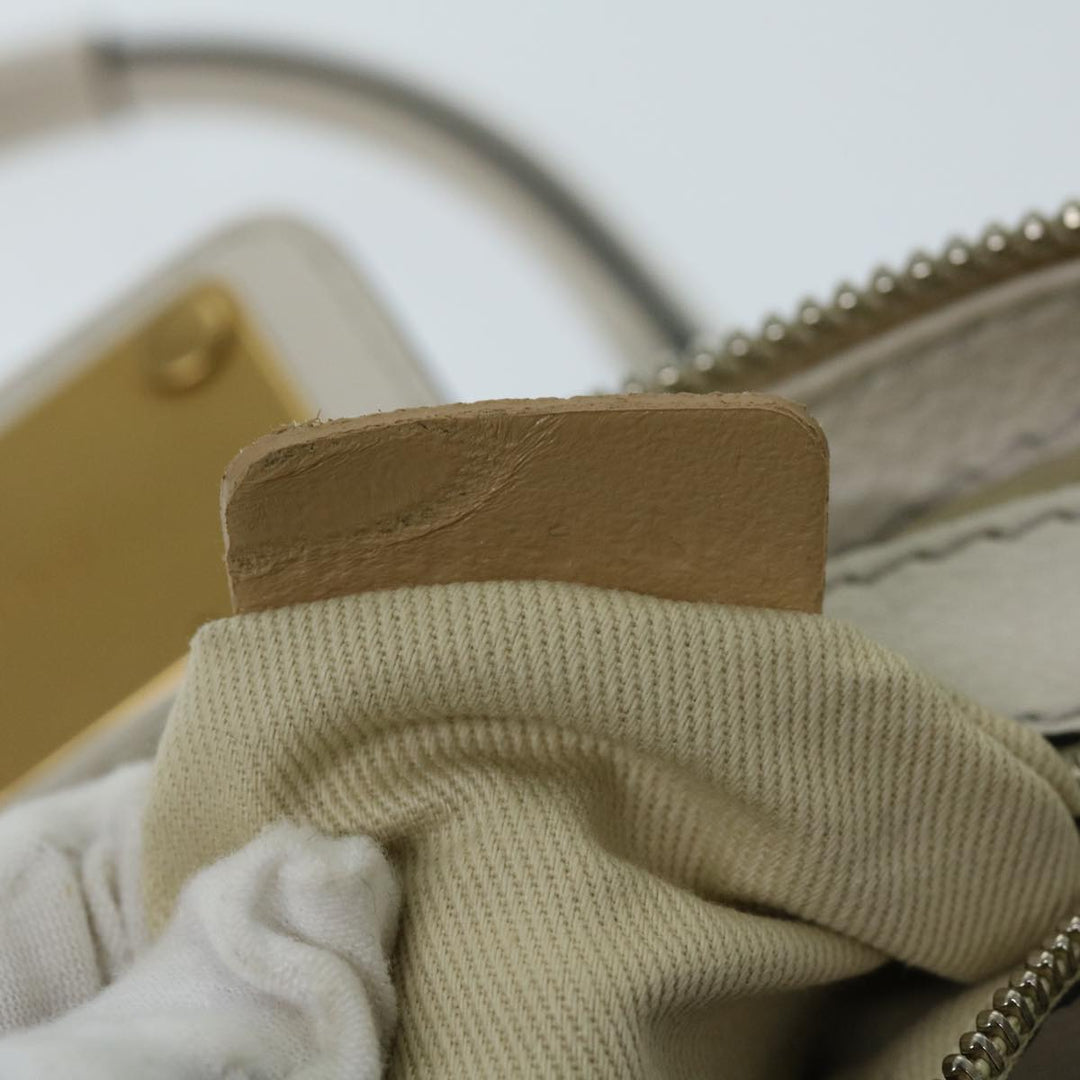 Chloe Paddington Hand Bag Leather White ep3847