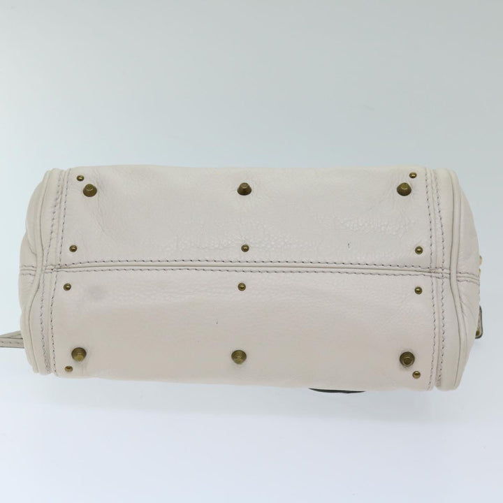 Chloe Paddington Hand Bag Leather White ep3847