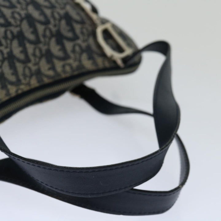 CHRISTIAN Top quality Dior Trotter Canvas Mini Boston Bag Boston Bag Navy Auth ep3851