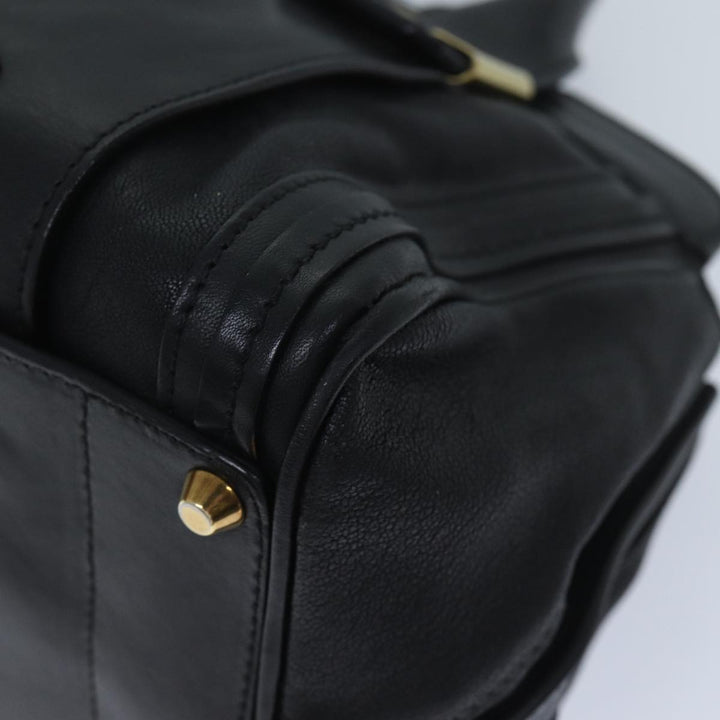 Chloe Hand Bag Leather 2way Black ep3855