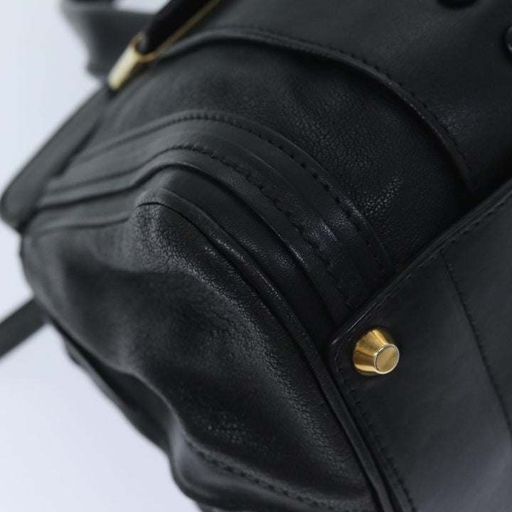 Chloe Hand Bag Leather 2way Black ep3855