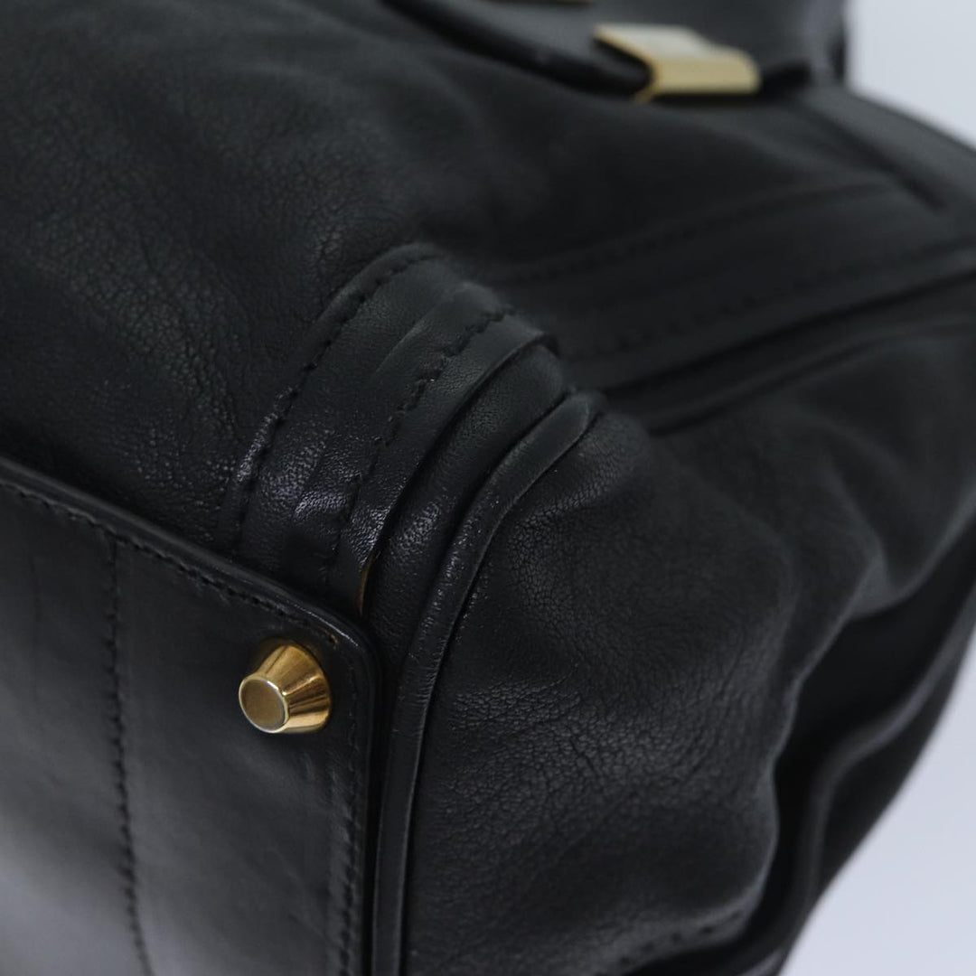 Chloe Hand Bag Leather 2way Black ep3855