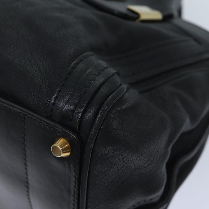 Chloe Hand Bag Leather 2way Black ep3855
