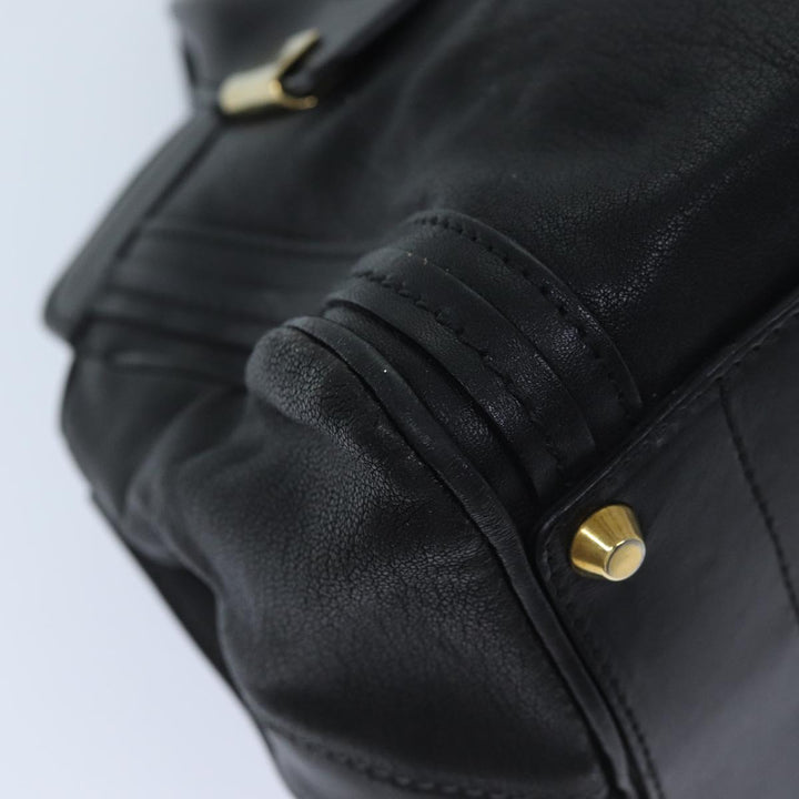 Chloe Hand Bag Leather 2way Black ep3855
