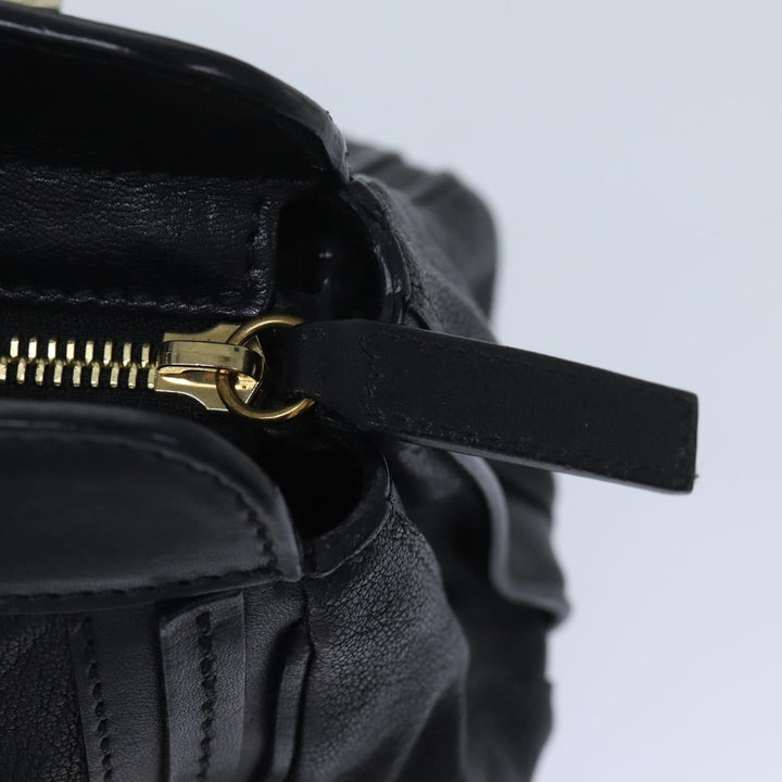 Chloe Hand Bag Leather 2way Black ep3855