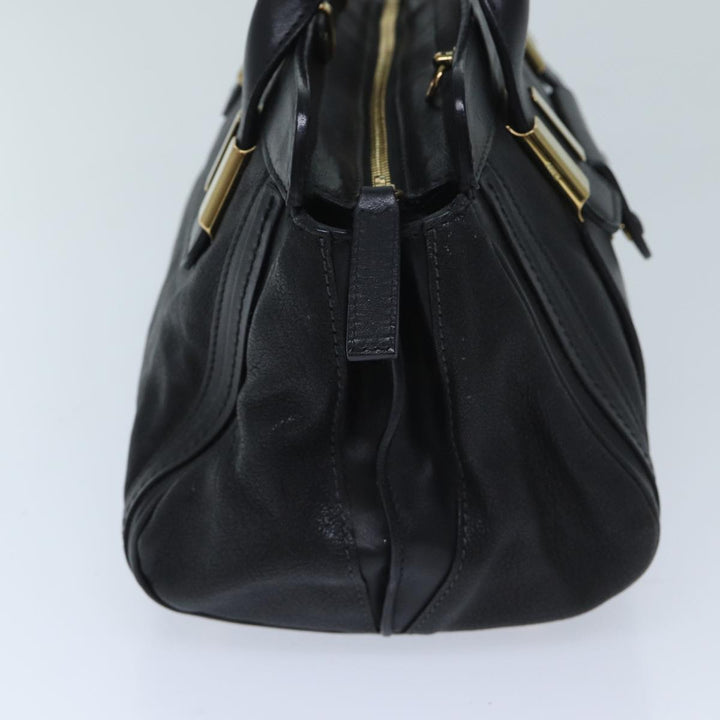 Chloe Hand Bag Leather 2way Black ep3855