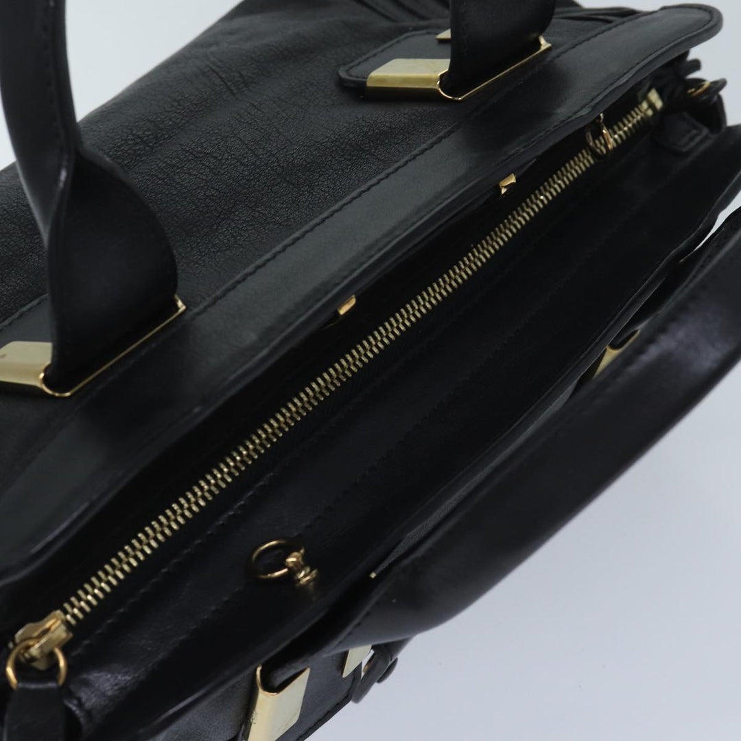 Chloe Hand Bag Leather 2way Black ep3855