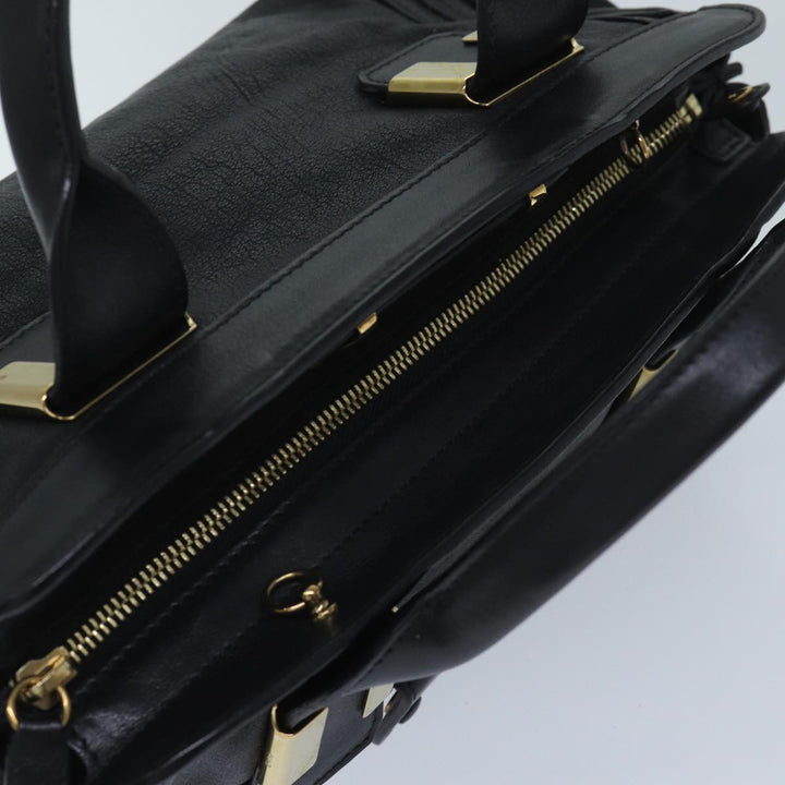 Chloe Hand Bag Leather 2way Black ep3855
