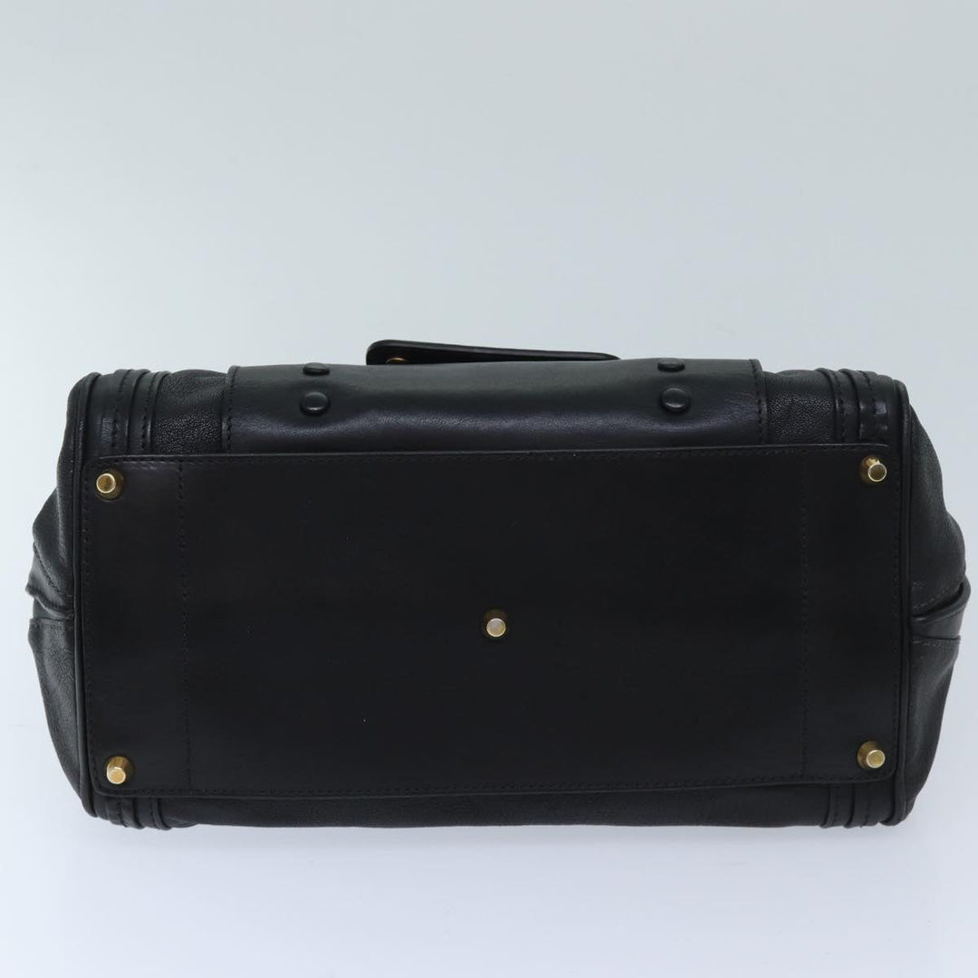 Chloe Hand Bag Leather 2way Black ep3855