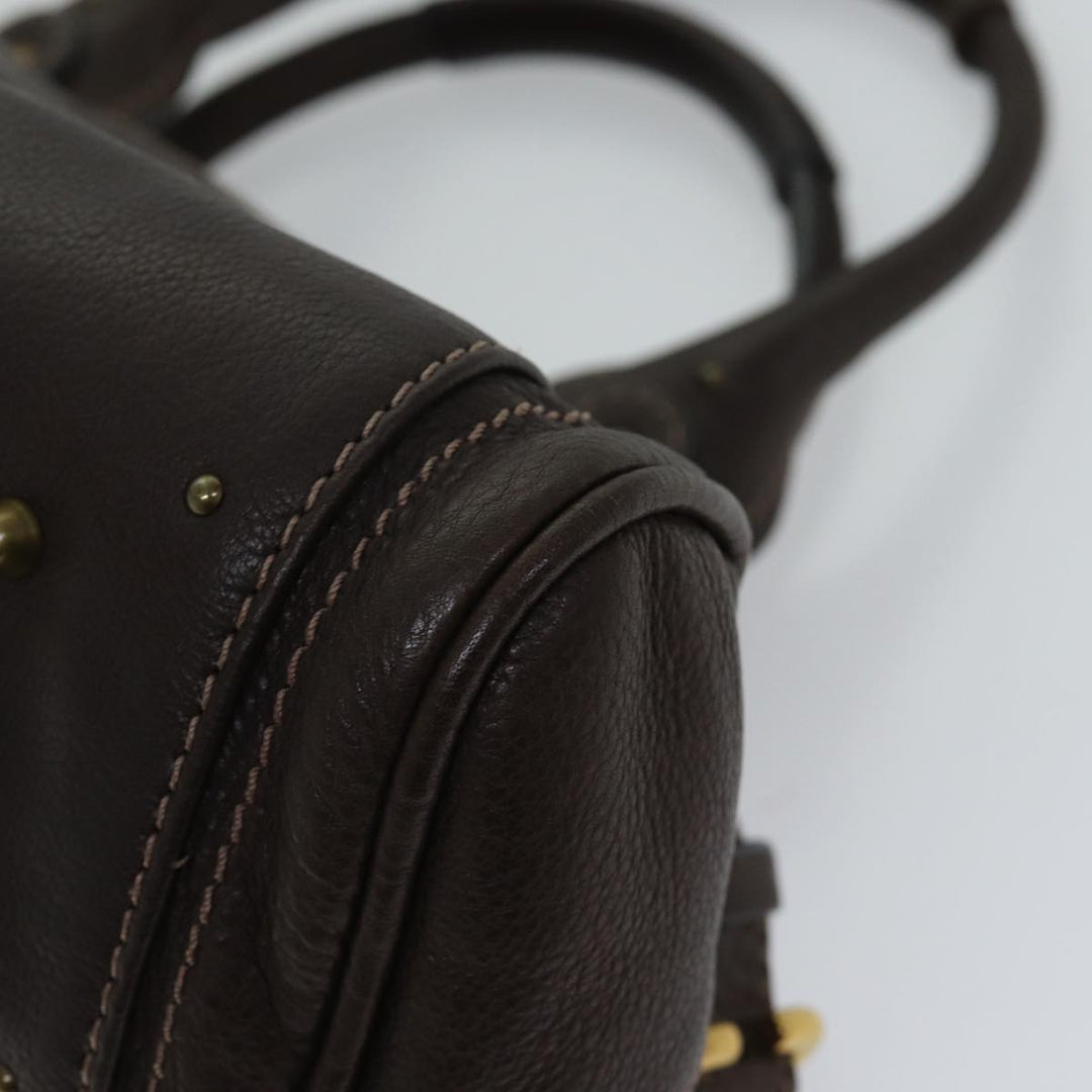 Chloe Paddington Shoulder Bag Leather Brown ep4026