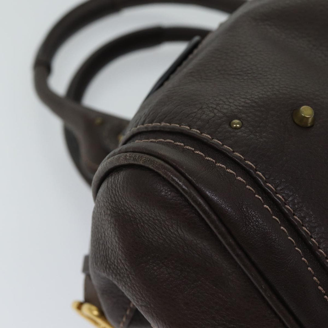 Chloe Paddington Shoulder Bag Leather Brown ep4026