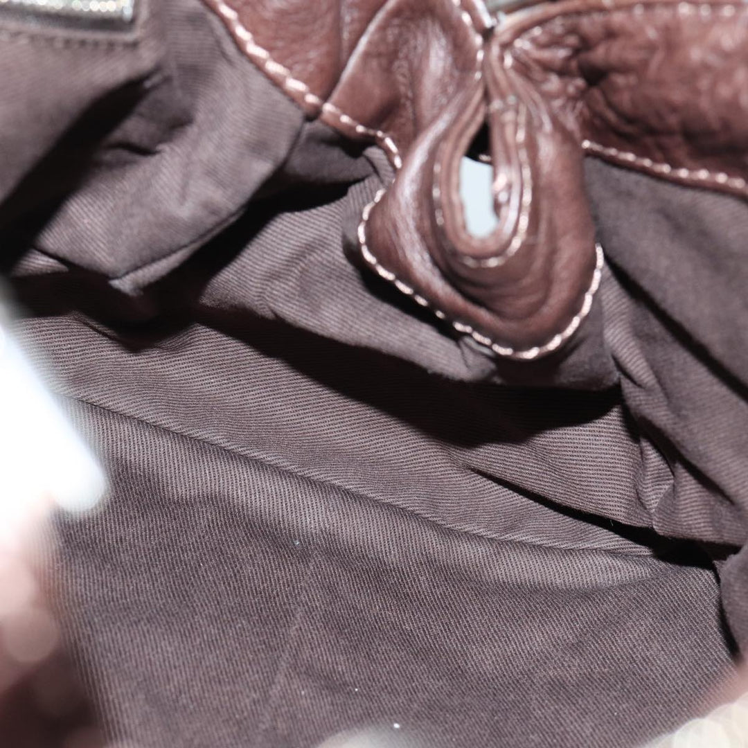 Chloe Paddington Shoulder Bag Leather Brown ep4026