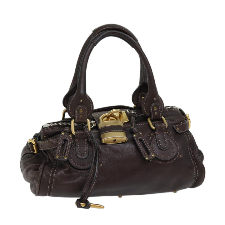 Chloe Paddington Shoulder Bag Leather Brown ep4026