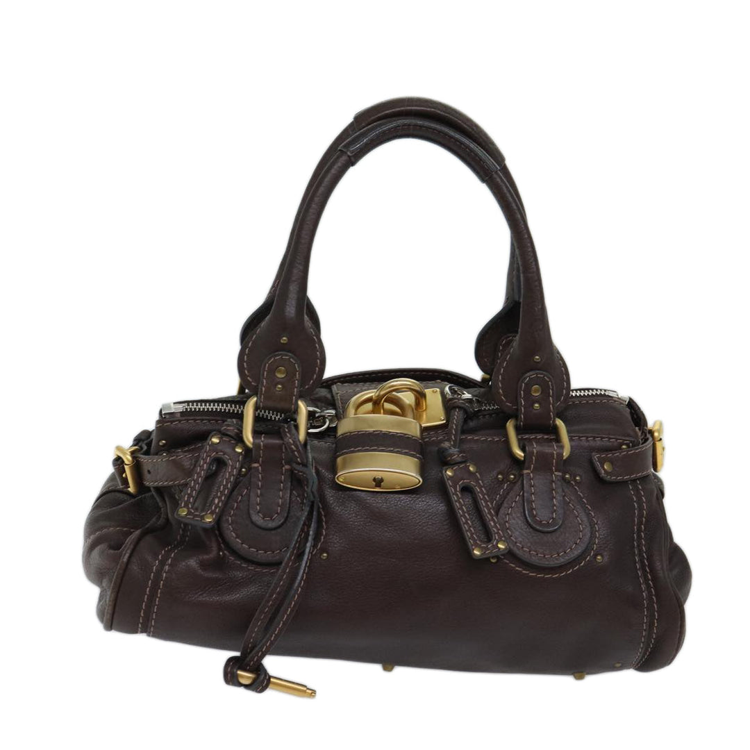 Chloe Paddington Shoulder Bag Leather Brown ep4026