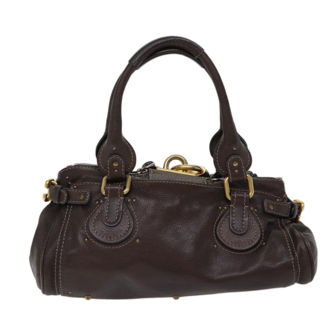 Chloe Paddington Shoulder Bag Leather Brown ep4026