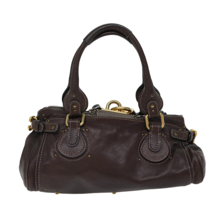 Chloe Paddington Shoulder Bag Leather Brown ep4026