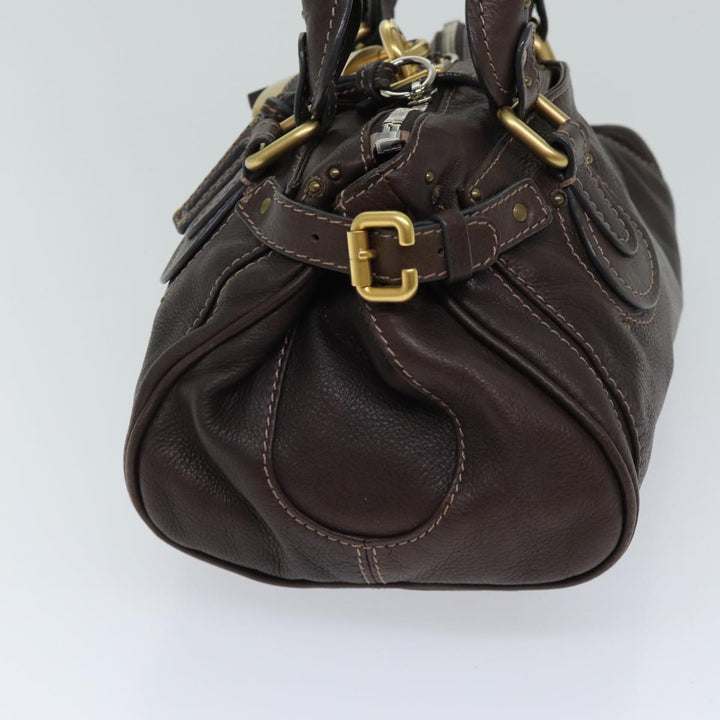 Chloe Paddington Shoulder Bag Leather Brown ep4026