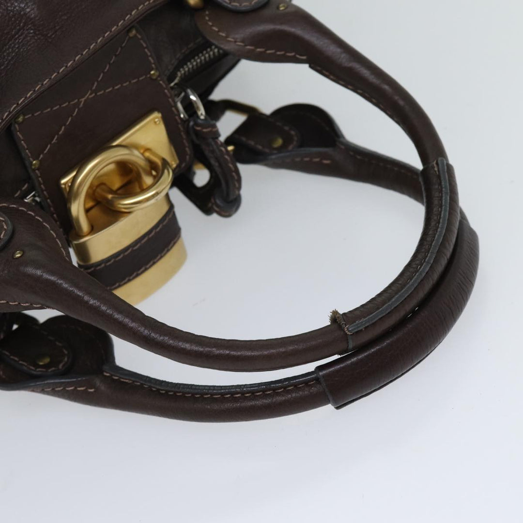 Chloe Paddington Shoulder Bag Leather Brown ep4026
