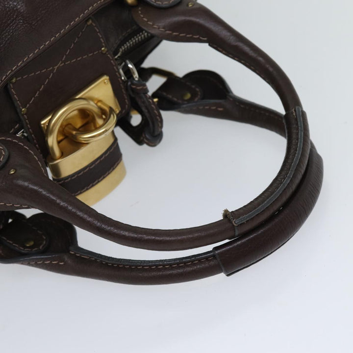 Chloe Paddington Shoulder Bag Leather Brown ep4026