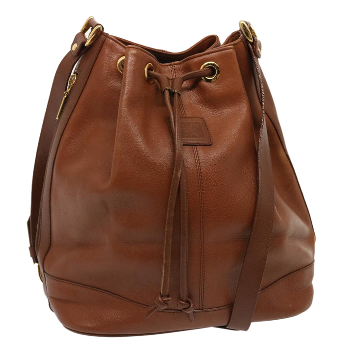 BURBERRYSs Shoulder Bag Leather Brown Auth ep4093