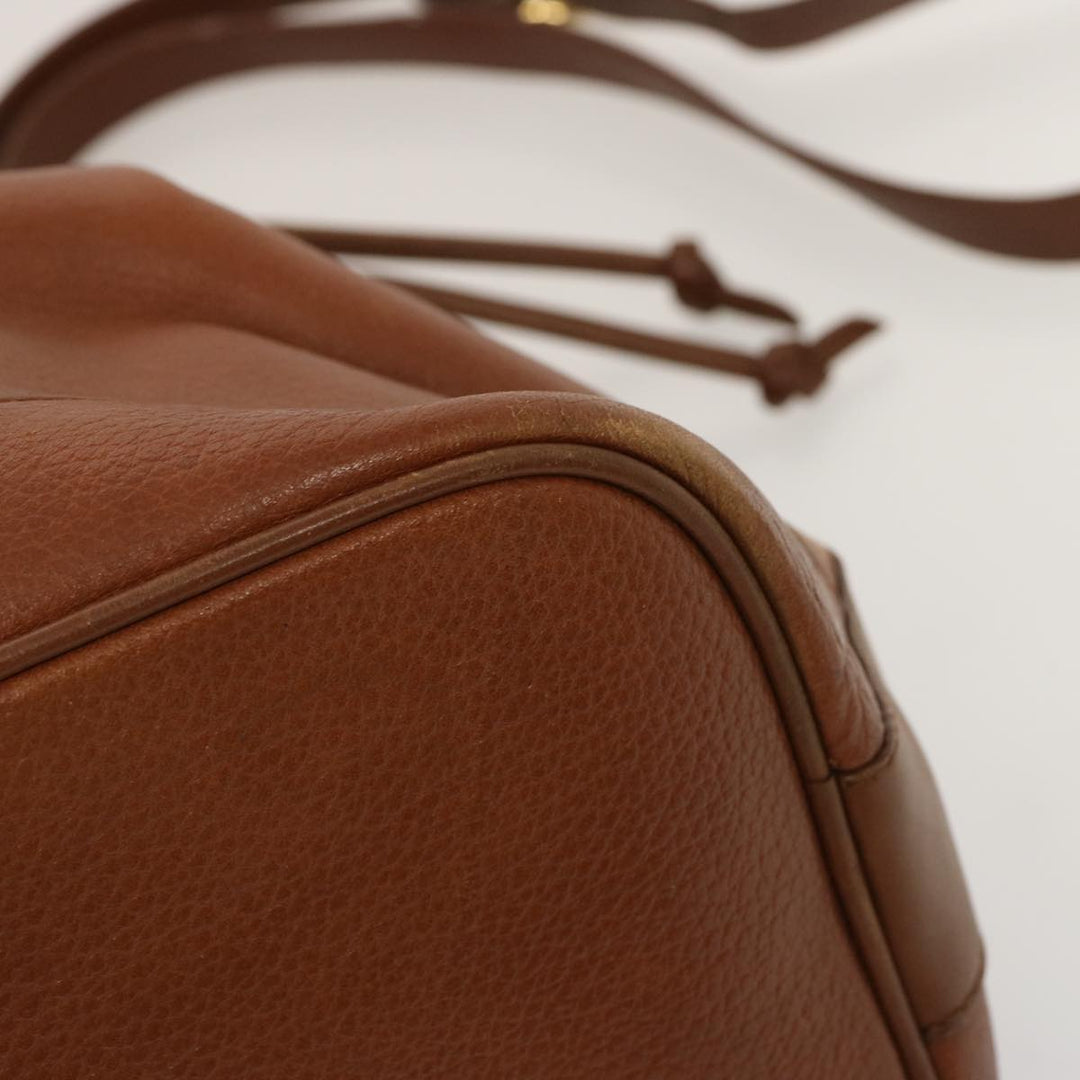 BURBERRYSs Shoulder Bag Leather Brown Auth ep4093