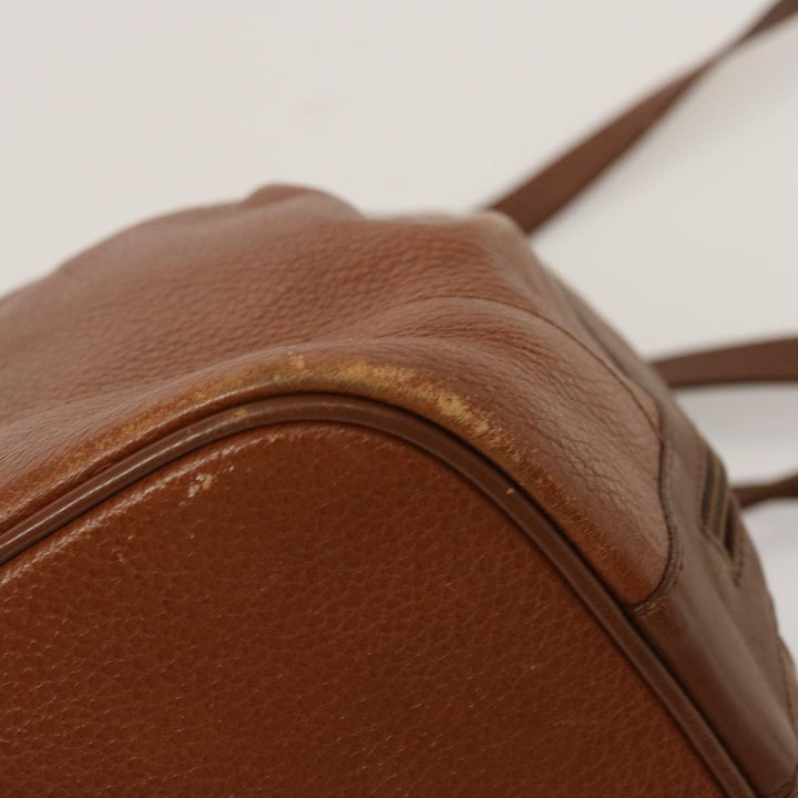 BURBERRYSs Shoulder Bag Leather Brown Auth ep4093