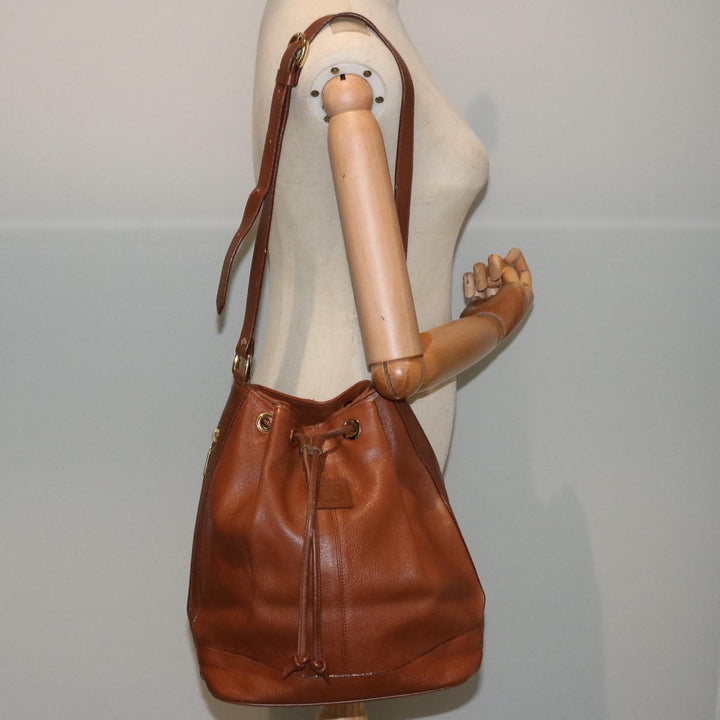 BURBERRYSs Shoulder Bag Leather Brown Auth ep4093